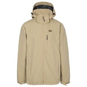 Trespass Mens Weir Waterproof Jacket / Tan